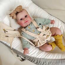 NPK 20英寸 Maddie 全身软胶重生娃娃，手工精细涂装，血管清晰可见，逼真3D肤色，女孩款 - 如圖 - 查看 7