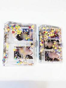 1 cuốn sổ tay A5/A6 dạng vỏ hạt cườm (không bao gồm giấy trong)/giấy trong (25 tờ), sổ nhật ký rời thủ công dễ thương A6/A5 dạng vỏ hạt cườm/giấy trong (25 tờ) Album ảnh - Nhiều kiểu dáng - Xem 6