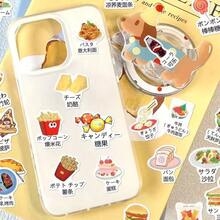 60张食物主题日语单词贴纸，食物插画创意日语词汇学习DIY - 食物日語單字 - 查看 8