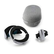 1pc Grey EVA Material Carrying Case For P5/VR2 Headset And Game Controller, Includes 2 Lens Covers, 1 Strap, 1 Mesh Pocket - View 2