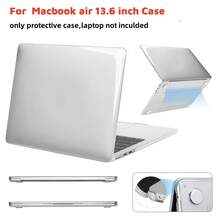 Funda protectora transparente compatible con Apple Air/Pro de 13.3 pulgadas A2337 A2179 A1932 (2018-2021 M1) ultra delgada - Ver 1