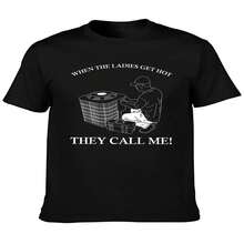Mens Funny HVAC Tech Design Great Gift Idea Premium T-Shirt - Black - View 2