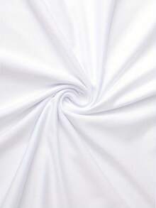 Men's Casual Solid Color V-Neck Short Sleeve T-Shirt, Versatile For Summer - White - View 6