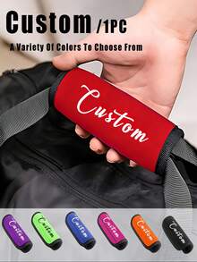 Custom Luggage Handle Wrap With Name, Personalized Luggage Handle Wraps For Suitcase, Customizable Handle Wrap, Luggage Wrap, Birthday Gifts, Fashion, Friend - Multicolor - View 1