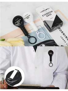 Microblading Eyebrow Pencil, Eyebrow Embroidery Ruler Auxiliary Line Drawing Positioning Template - Multicolor - View 2