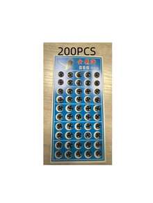 50pcs Small Invisible Buttons, Clothing Buttons, Press Studs, Snap Buttons, Round Metal Snap Fasteners - Black - View 12
