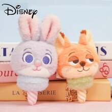 Disney 迪士尼疯狂动物城朱迪·霍普斯和尼克·王尔德毛绒背包挂件，棉花糖系列毛绒玩偶挂件，儿童节日礼物 - 彩色 - 查看 4