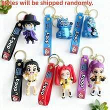 1pc Kpop Mira Zoey Rumi Tiger Keychain, Cartoon Bag Charm, Friend Couple Gift - Multicolor - View 7