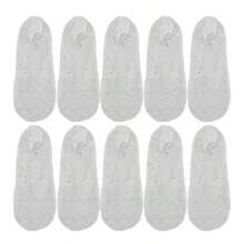 1/5/10 Pairs Of Women's Spring And Summer Thin Lace Anti Slip, Non Shedding, Sweat Absorbing, Seamless, Breathable, Invisible Diamond Ripple Boat Socks - Multicolor - View 18