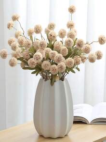 1 件人造蒲公英，带 5 个茎，可作为模拟花卉布置客厅和餐桌装饰，情人节，生日毕业礼物，秋季装饰，秋季 - 彩色 - 查看 7