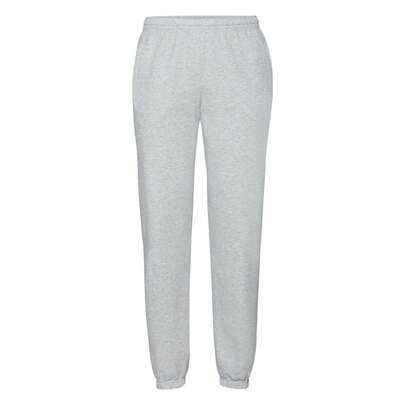 Fruit of the Loom Mens Elasticated Jogging Bottoms (Heather Grey) - 80% Cotton/20% Polyester - 260gsm - (BC4925)