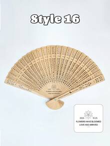 Personalized Wedding Hand Fan, Engagement Gift, Bride Gift, Party Favors, Groomsman Gift, Thank You Gift, Wholesale Personalized Wedding Guest Gifts Hand Fan - Multicolor - View 35