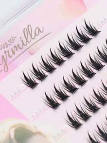 Ayrmilla C-Curl 5-13mm 2-Row 6-Piece Glue-Free False Eyelashes: Wheat Ear Style - Suitable For Beginners, Provides Fairy-Like Lashes - C - View 3