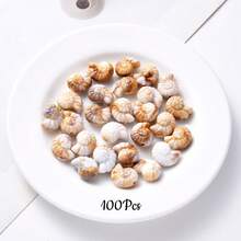 100颗夏季海滩混色海洋主题珠子，棕色和白色小装饰珠，适合DIY珠宝制作手链、项链和工艺品项目 - 彩色 - 查看 15
