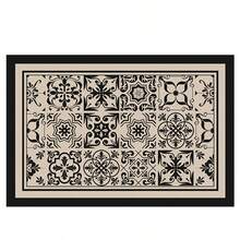1pc Retro Geometric Pattern Drain Mat, Can Be Used As Washing Mat, Placemat, Coffee Machine Drip Mat, Suitable For Kitchen, Sink, Table, Etc. - Multicolor - View 18
