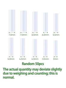 100 chiếc ống ghép cây, ống ghép silicon cho cây ăn quả, kẹp ghép linh hoạt 3-7.5mm, dụng cụ sửa chữa thân cây gãy cho cây ăn quả, cây trồng, hoa. - ống ghép - Xem 13