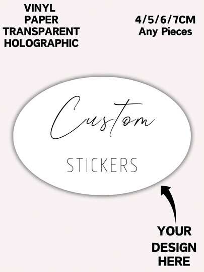 Customized Stickers 120pcs Customizable Pattern Names 1.18/1.57/1.97/2.36/2.76 Inches Custom Stickers And Logo Wedding Birthday Baptism Stickers Design Your Own Stickers Personalized Stickers