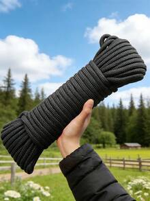 10M 黑色尼龙编织绳，扭曲聚丙烯绳，适合户外使用、晾衣绳、帐篷 DIY、手工和装订 - 彩色 - 查看 12