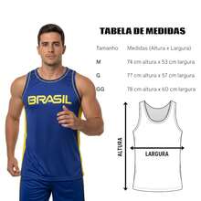 Brazil World Cup 2026 Sports Tank Top - Lightweight And Comfortable For Gym, Training, Weightlifting And Running - Biru - View 6