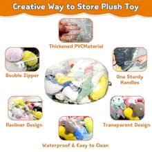 Funda transparente para silla puf de acenamiento de animales de peluche para nios funda extragrande impermeable para silla puf con cierre silla puf de PVC para nios acenamiento yDecoración de cuarto, Muebles, Herramientas para hombre, Muebles para cuarto - [AUTOMÓVIL CLUB BRITÁNICO - Ver 4