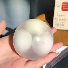 1个2026新款酥脆挤压球软萌玩具,可塑形减压球,含椰子油,生日、节日、情侣、圣诞节、游戏玩家的理想礼物,减压必备品 - 彩色 - 查看 7