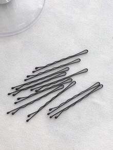 50个/套 2英寸发夹，女士及女孩发夹，美发沙龙专用发夹，带透明收纳盒（黑色） - 多色 - 查看 5