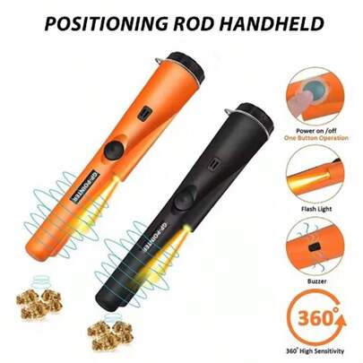 Digital Electromagnetic Field EMF Gauss Meter Ghost Hunting Detector Portable EMF Magnetic Field Detector 5 LED Gauss Meter