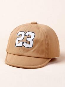 1pc Infant/Toddler/Kids Printed Number 23 Soft Brim Sun Hat, Suitable For Spring, Summer, Autumn - 1PC - View 10