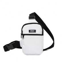 RFSHOP mini chest branca lisa shoulder bag - Multicolorido - Visão 3