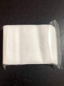 100pcs Disposable Non-Woven Fabric Bag Back To School - White - View 26