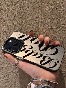 Fashion Black Line Pattern Design Phone Case Compatible With Apple 17, 16, 15, 14, 13, 12, 11 Pro Max, X, XR, XS Max, 8, 7 Plus, With Shock-Resistant Matte Back Cover Compatible With Samsung Series Waterproof Anti-Fall Scratch ResistantFOR-YOUR-BELOVED-PHONE Christmas Gifts Christmas Gifts - 1pc - 查看 1
