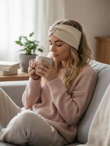 1 Piece Women's Cross-Color Solid Color Set Hairband Fashion Versatile Headband Hair Accessory - Multicolor - View 10