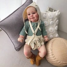 NPK 20英寸 Maddie 全身软胶重生娃娃，手工精细涂装，血管清晰可见，逼真3D肤色，女孩款 - 如圖 - 查看 4