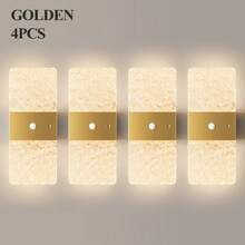 Crystal Acrylic Modern Wall Lamp With Sensor LED, Wireless Battery Night Light Suitable For Corridor, Stairs, Wardrobe And Kitchen - Multicolor - View 31
