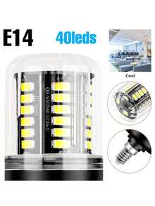 CanLing 20W LED玉米燈泡 E27/E26 嵌入式天花板燈 E14 AC85-265V 5W/7W/9W/12W/15W 適用於居家客廳廚房浴室臥室書房辦公室走廊儲藏室倉庫車庫地下室室內吊燈照明 110V/220V 無閃爍護眼 B22 - (AC85-265V)-LED Corn Light Bulb - 查看 43