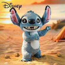 Disney Búp bê nhồi bông Stitch chính hãng, quà tặng sinh nhật/ngày Valentine cho trẻ em, đồ trang trí nhà cửa, đồ trang trí phòng ngủ, quà lưu niệm, búp bê nhồi bông tương tác, đồ trang trí tiệc, quà tặng tiệc tùng - Màu xanh lam - Xem 8