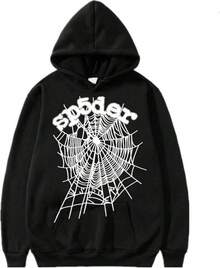 2026 Fall Fashion Sweatshirt Graphic Hoodie Spider Print Drawstring Pullover Autumn Y2K Long Sleeve Sweatshirt Streetwear,Hoodie - Comfortable Casual Pullover With Eye-Catching Design, Hooded Sweatshirt For Fall/Winter, Complete With Handy Pocket Suitable For Running, Casual Wear, Gatherings, Parties, And More - Black - View 7