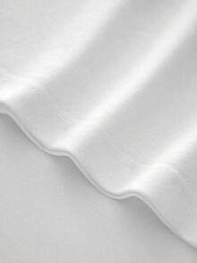 Women's Loose & Fashionable Patterned T-Shirt - White - View 5