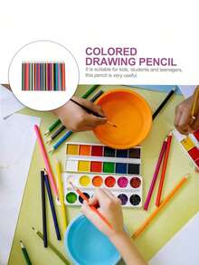12/24/36/48pcs Colored Pencil Art Set, Sketching, Doodling, Coloring, Suitable For Students, Teachers, Birthday, Back To School, Creative Gift, Educational Tool, Office Supplies - Colored Pencils - View 7