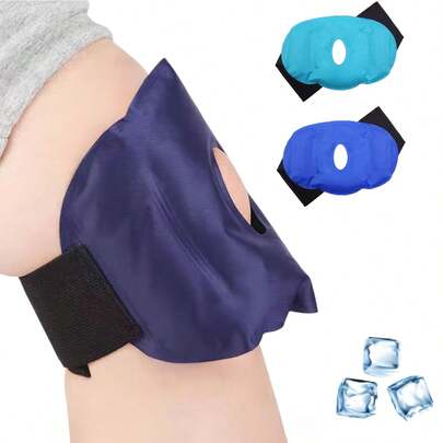 1/2pcs Reusable Knee Cold Pack - Hot And Cold Ice Pack For Knee, Joint - Adjustable & Flexible For Knees, Elbows