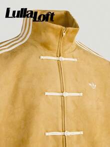 Adidas CTT Chinese Track Top 3.1 Gender Neutral Jacket (Asia Sizing) Oat-Back To School- Mother's Day Gifts-Father's Day Gift –KT3851 - 燕麥 - 查看 5