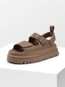 Women Platforms & Wedge Sandals - 棕色 - 查看 1