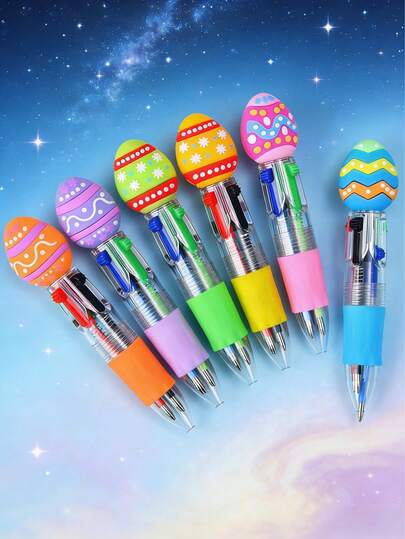 20/10/5/1支装复活节迷你马卡龙彩色笔套装，可爱兔子和彩蛋造型笔，儿童礼品套装，新生儿礼物，生日礼物，办公学习用品，孩子们最喜欢的礼物，复活节彩蛋篮填充物