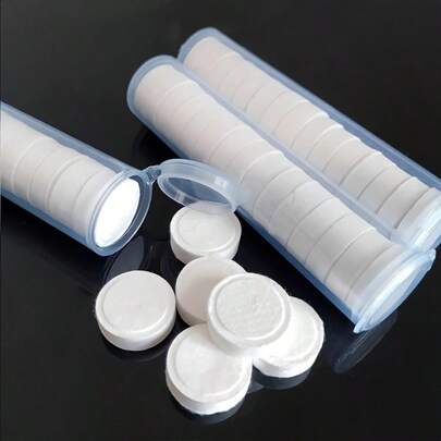 10pcs Mini Disposable Compressed Face Towel Set, Suitable For Outdoor Activities Such As Camping, Fishing And Facial Cleansing