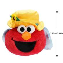 Sesame Street | 1pc Elmo Plush Bag 20cm Soft Stuffed Crossbody Bag Charm Perfect For Kids Bags Cute Christmas Birthday Gift Can Put Small Kids Things - Multicolor - View 8