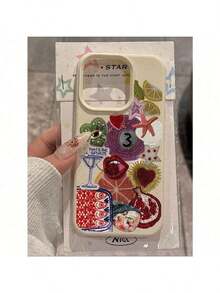 1pc Fashionable Premium Minimalist,1pc TPU Material Minimalist Fashion Ocean Lips Element Pattern Phone Case Compatible With IPhone 17/17 Pro Max/Air/17 Pro/16e/16 Pro Max/16/15/12 Pro Max/13/13 Pro Max/14/15/17/16 Pro/11 Pro Max/12, Personalized Stylish Protective Soft Shell, Unisex Design Protective Case Compatible With Samsung S24/A54/S23,[Local Warehouse Fast Shipping] Series Waterproof Shockproof Scratch Resistant - 1pc - 查看 2