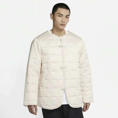 Nike Jordan Jordan CNY系列 復古無領長袖無帽夾克 男款 白色