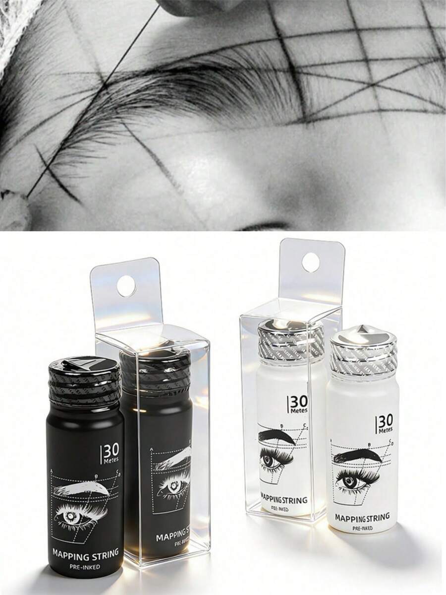 1181.1 Inch Microblading Eyebrow Liner, Pre-Inked Eyebrow Liner, Eyebrow Tattooing Supplies - Multicolor - View 1