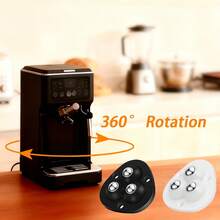 4/8pcs Self-Adhesive Omnidirectional Casters, 360° Rotating Universal Wheels Suitable For Storage Boxes And Trash Cans - Furniture Casters - White- 8 Pcs - View 3