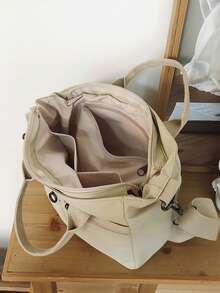 1pc, 31cm*14cm*20cm, Nylon, Fashion Handbag, Multi-Compartment Crossbody Bag, Fashionable Shoulder Bag, Multi-Pocket, Shoulder Bag, Crossbody Bag, Tote Bag, Handbag, Suitable For Commuting, School, Travel, Vacation, Etc. - Multicolor - View 2